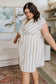 Twisted and Tailored Striped Dress - FamFancy Boutique