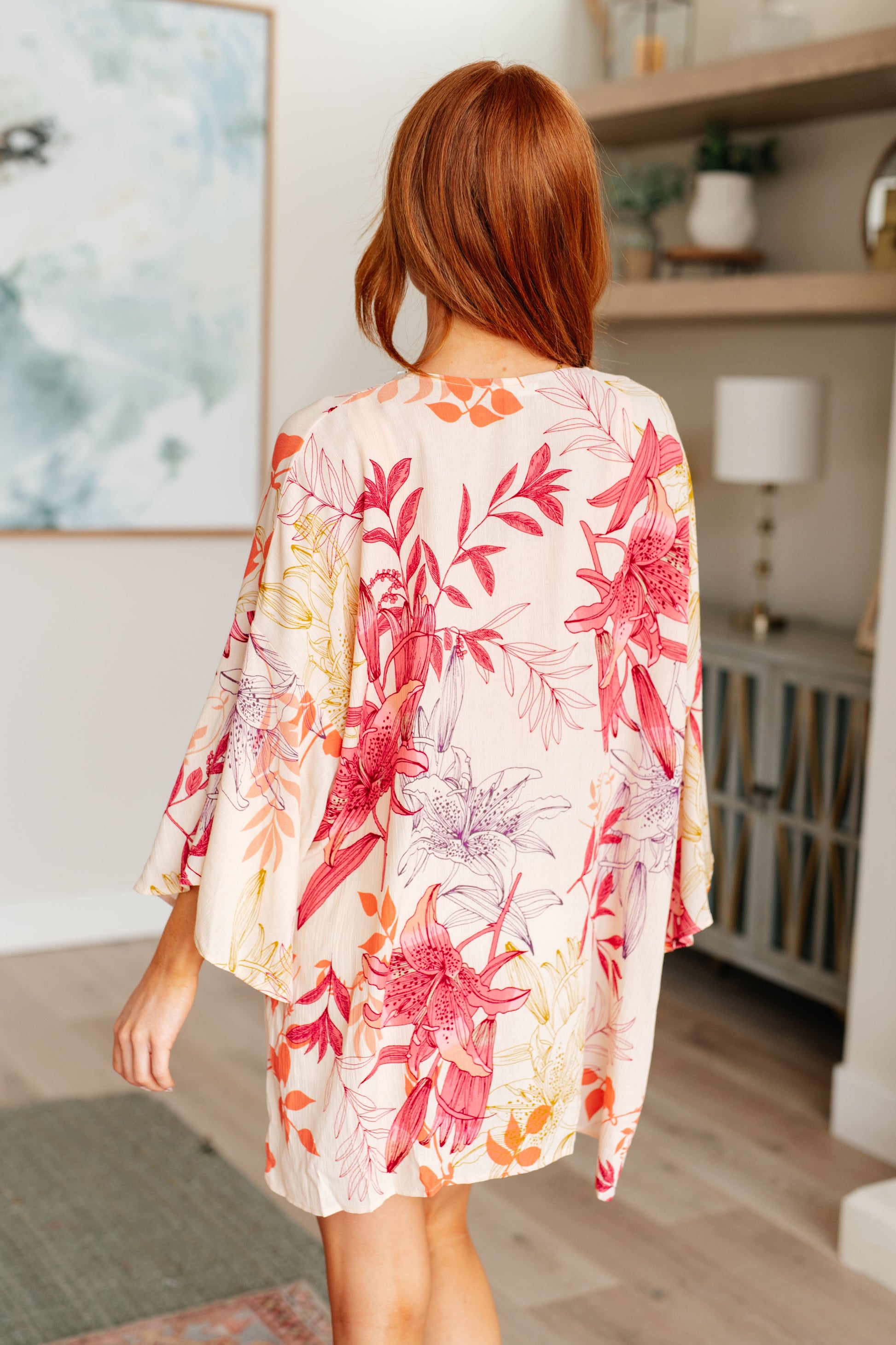 Vacay Season Bell Sleeve Kimono - FamFancy Boutique