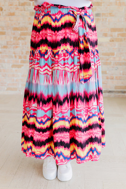 Watch Me Twirl Abstract Skirt - FamFancy Boutique