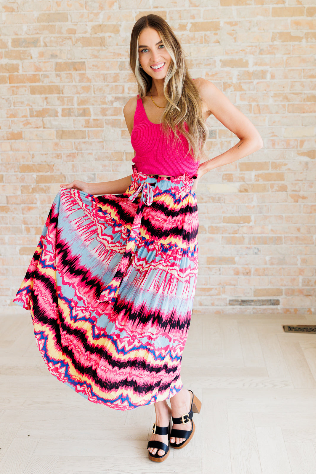 Watch Me Twirl Abstract Skirt - FamFancy Boutique