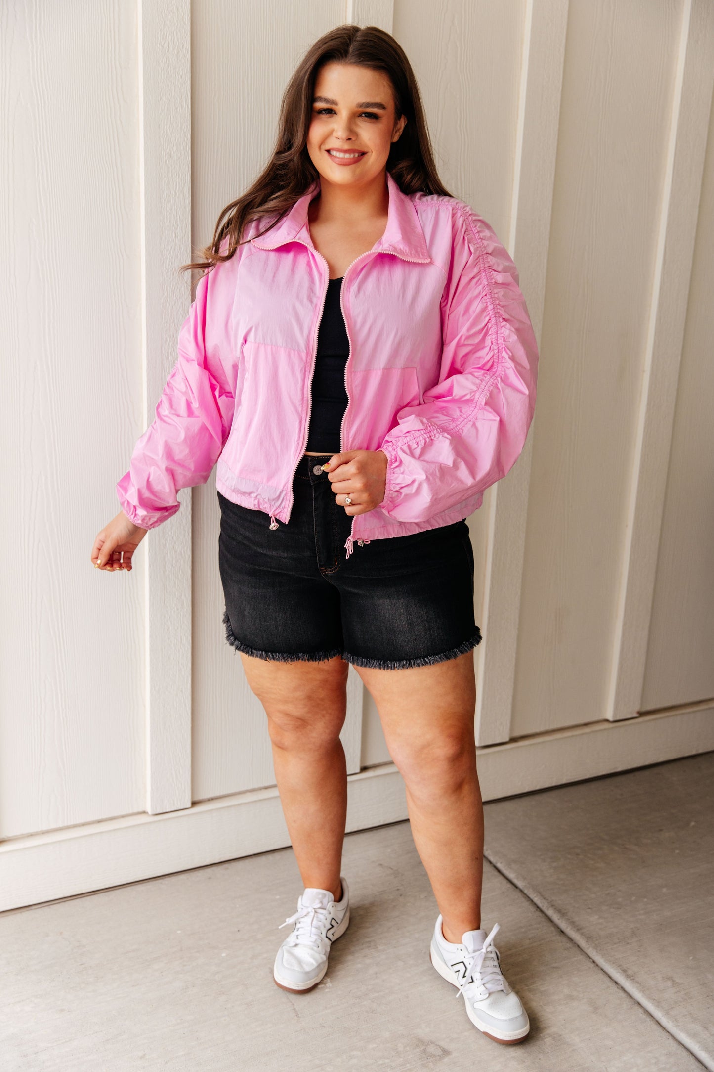 Weak in the Knees Windbreaker - FamFancy Boutique