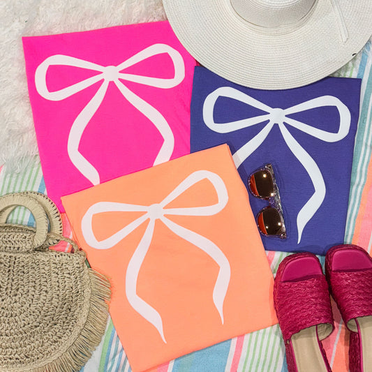 Coquette Bow White