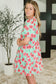 Wildflower Waltz Gathered Tier Dress in Mint