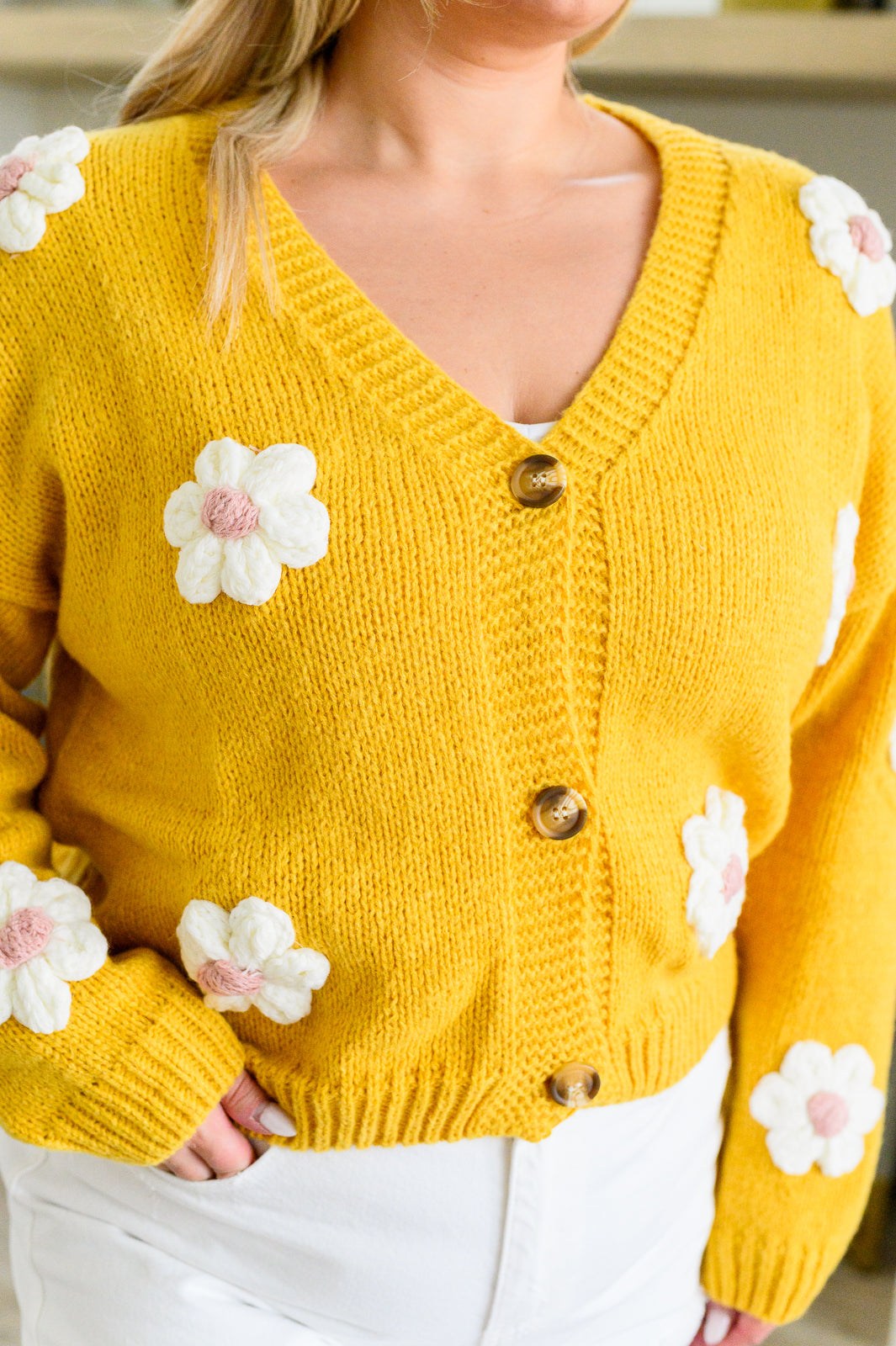 You're Enough Floral Cardigan - FamFancy Boutique