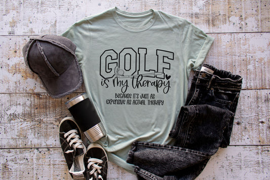 Golf Is My Therapy - FamFancy Boutique