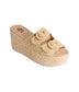 Eriwen Buckle Wedge in Cream