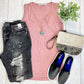 IN STOCK Addison Henley Tank - Rose FINAL SALE