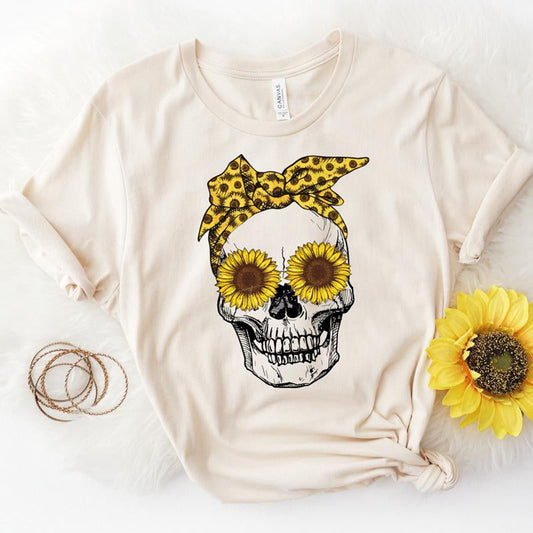 Sunflower Skull