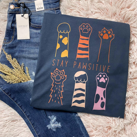 Stay Pawsitive - FamFancy Boutique