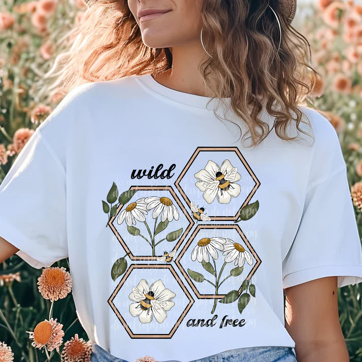 Wild and Free Bee - FamFancy Boutique