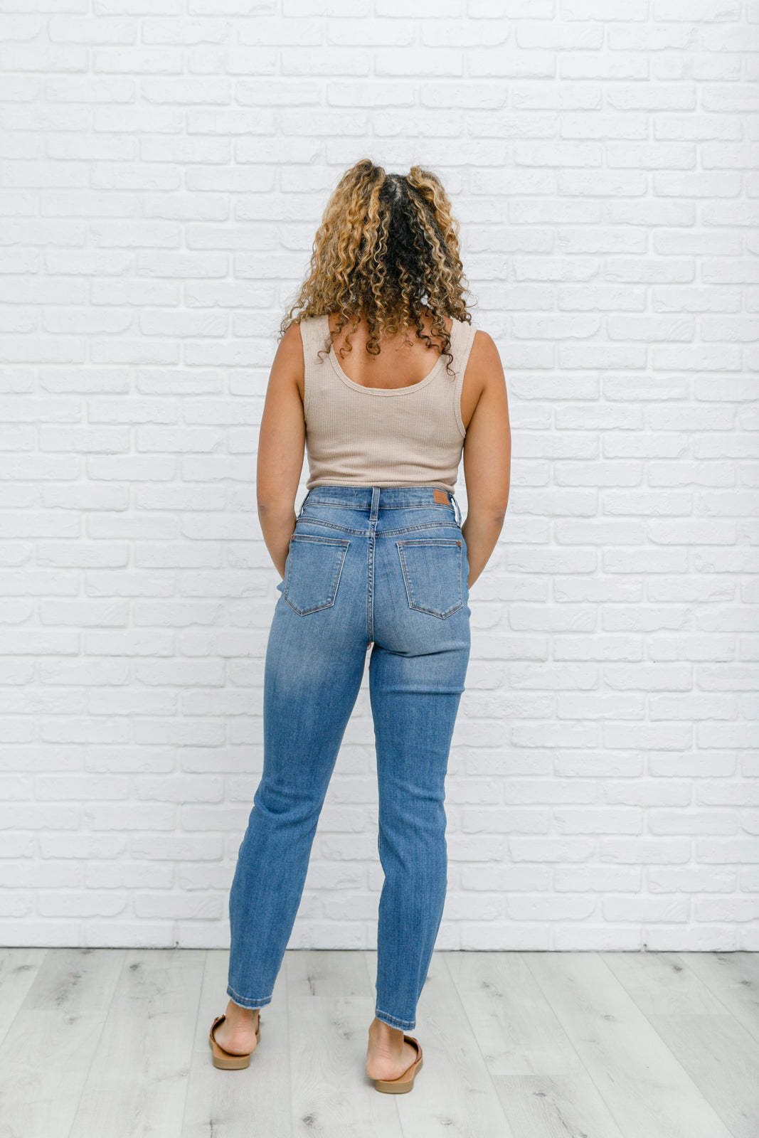 High Waist Slim Fit Jeans - FamFancy Boutique