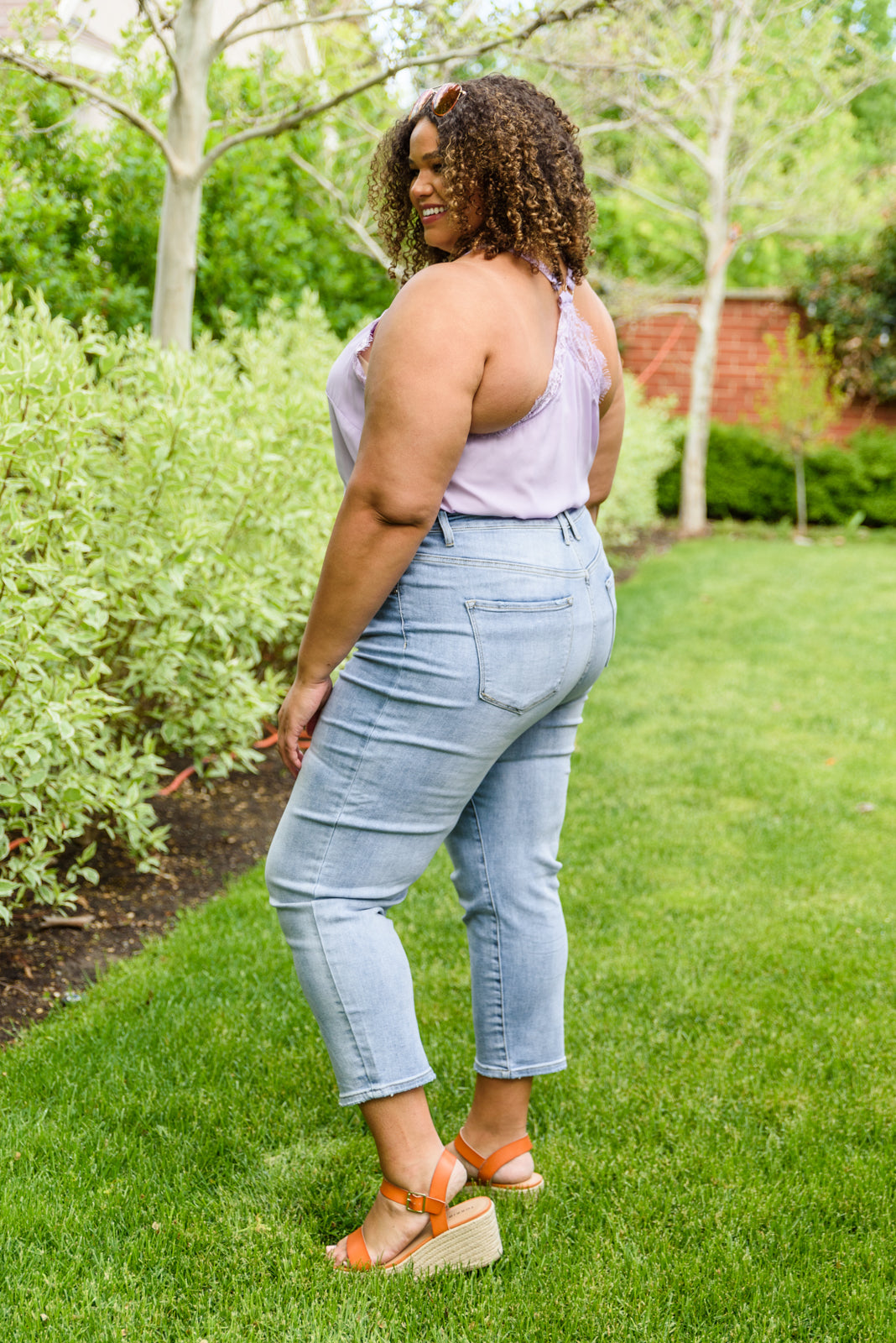 A-Game Mom Fit Jeans - FamFancy Boutique