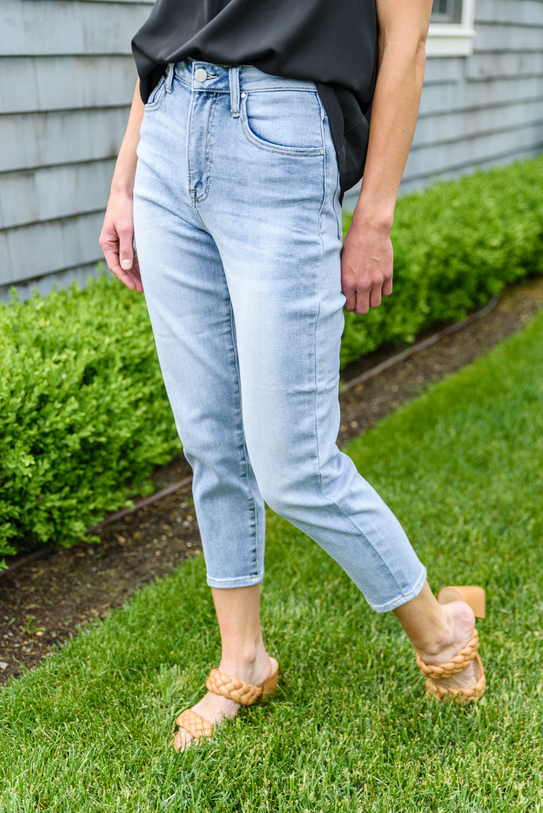 A-Game Mom Fit Jeans - FamFancy Boutique