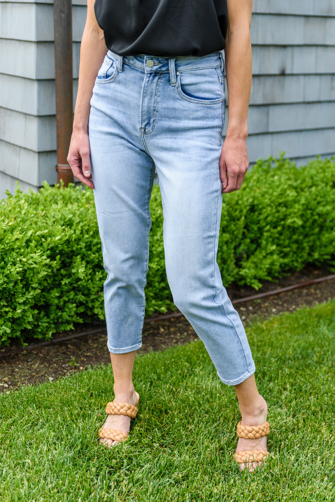 A-Game Mom Fit Jeans - FamFancy Boutique