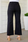 August High Rise Wide Leg Crop Jeans in Black - FamFancy Boutique