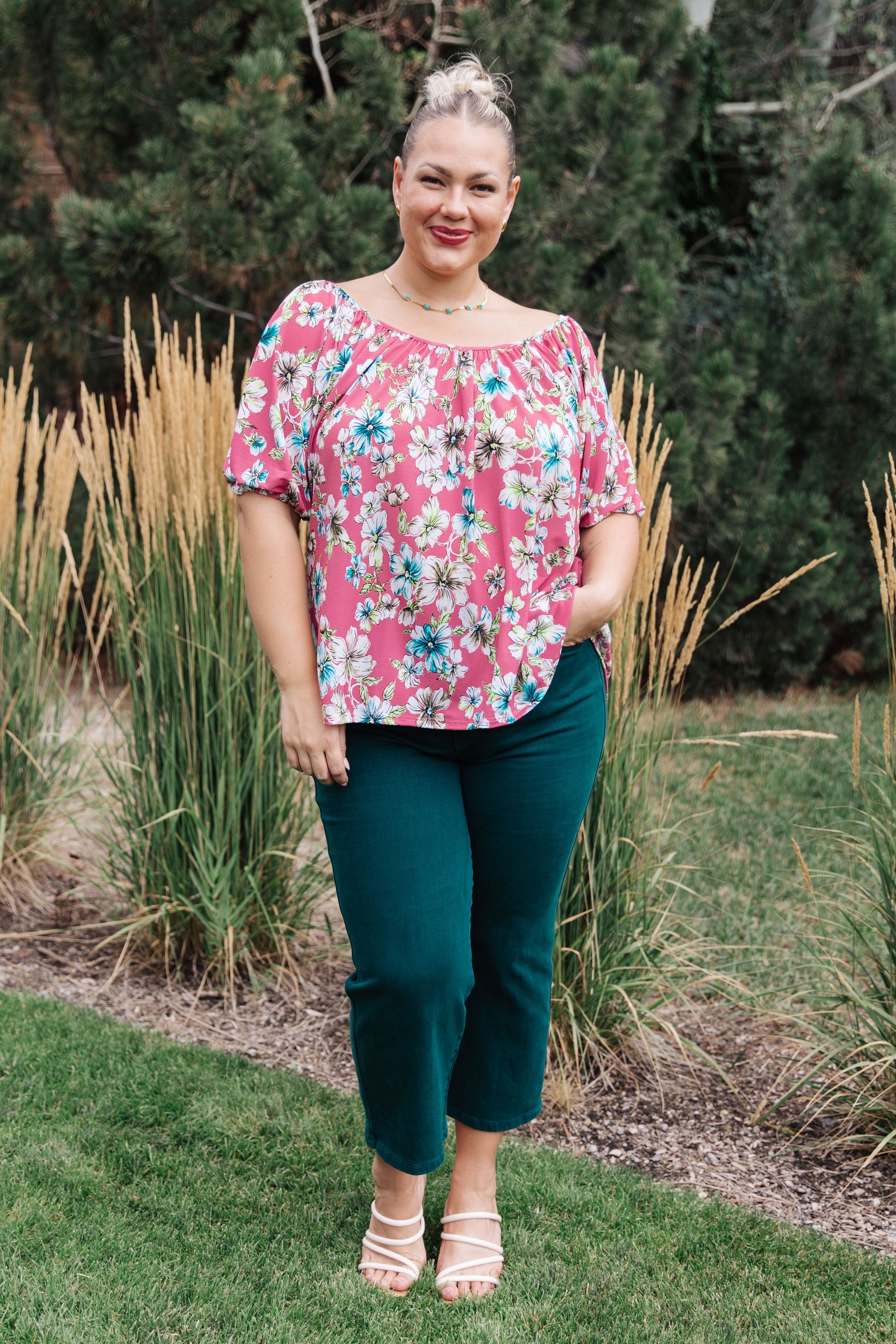 Bloom So Bright Floral Top - FamFancy Boutique