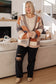 Brown Sugar and Molasses Checkered Cardigan - FamFancy Boutique
