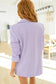 Chic In Lavender Ruched 3/4 Sleeve Blazer - FamFancy Boutique