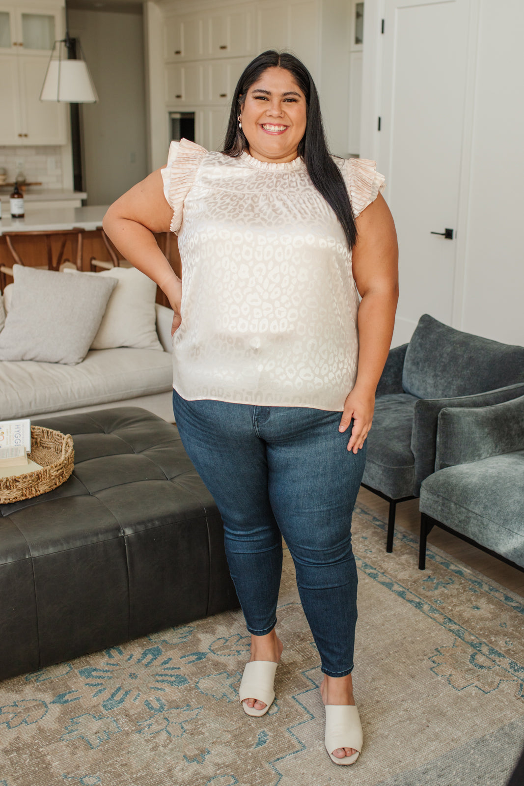 City Escape Top in Pearl - FamFancy Boutique