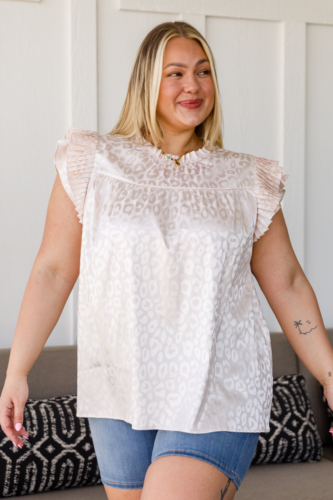 City Escape Top in Pearl - FamFancy Boutique