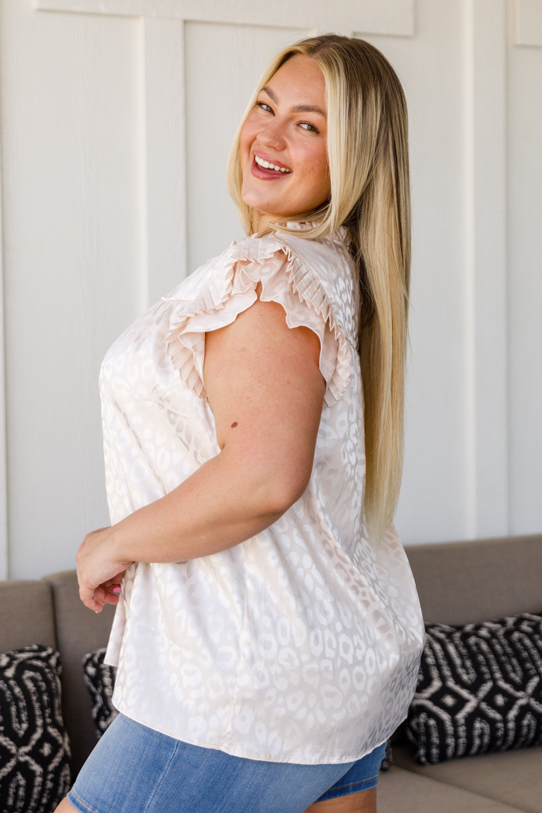 City Escape Top in Pearl - FamFancy Boutique