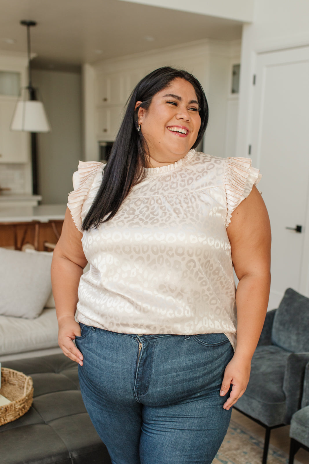 City Escape Top in Pearl - FamFancy Boutique