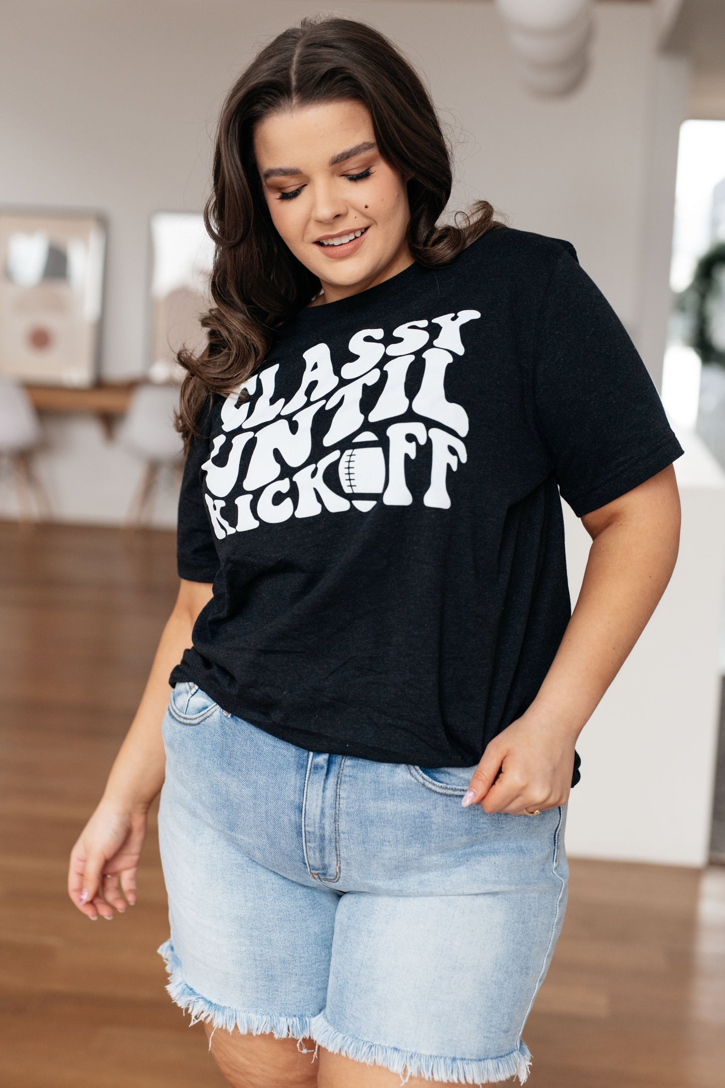 Classy Until Kickoff Tee - FamFancy Boutique