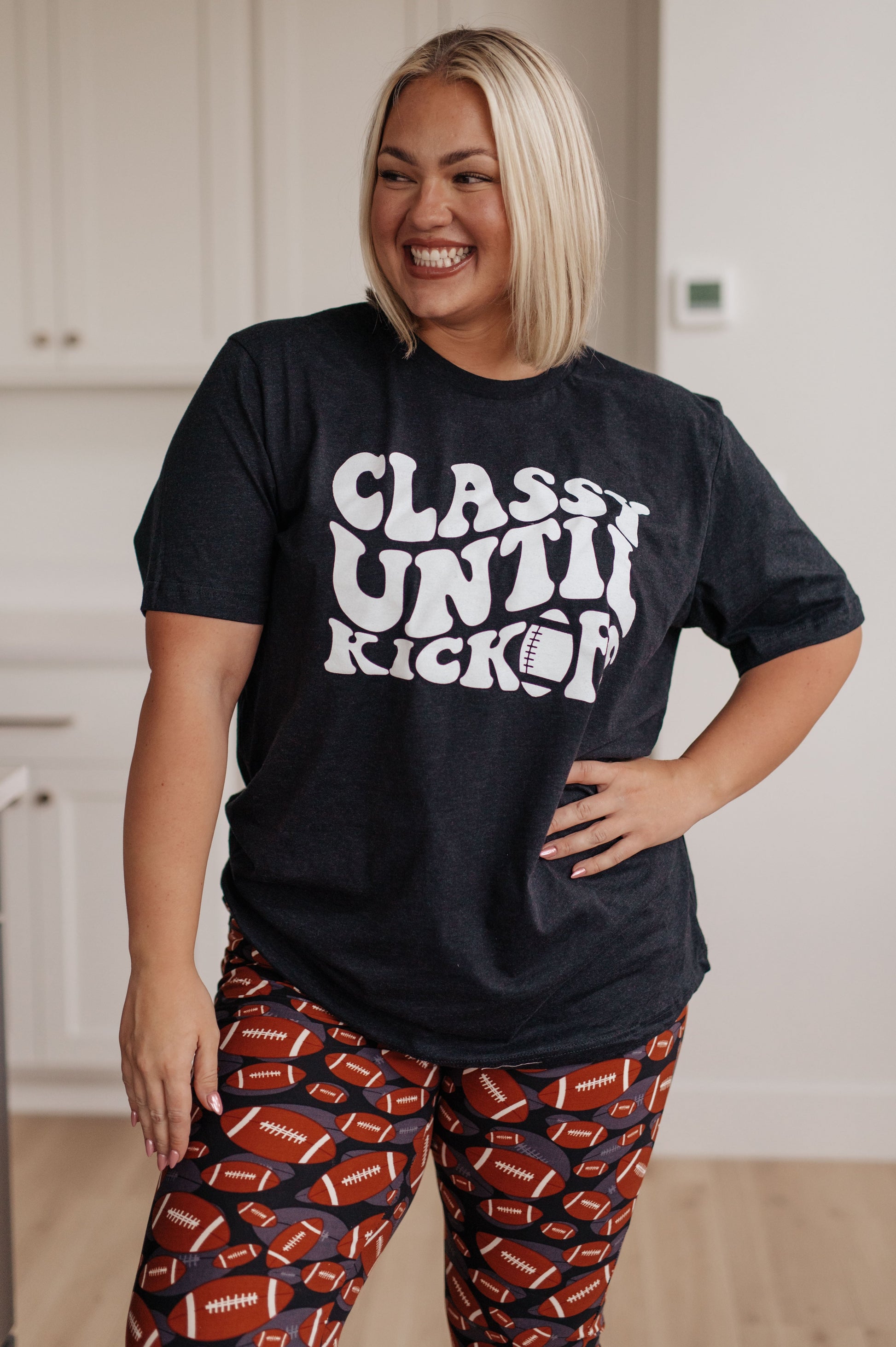 Classy Until Kickoff Tee - FamFancy Boutique