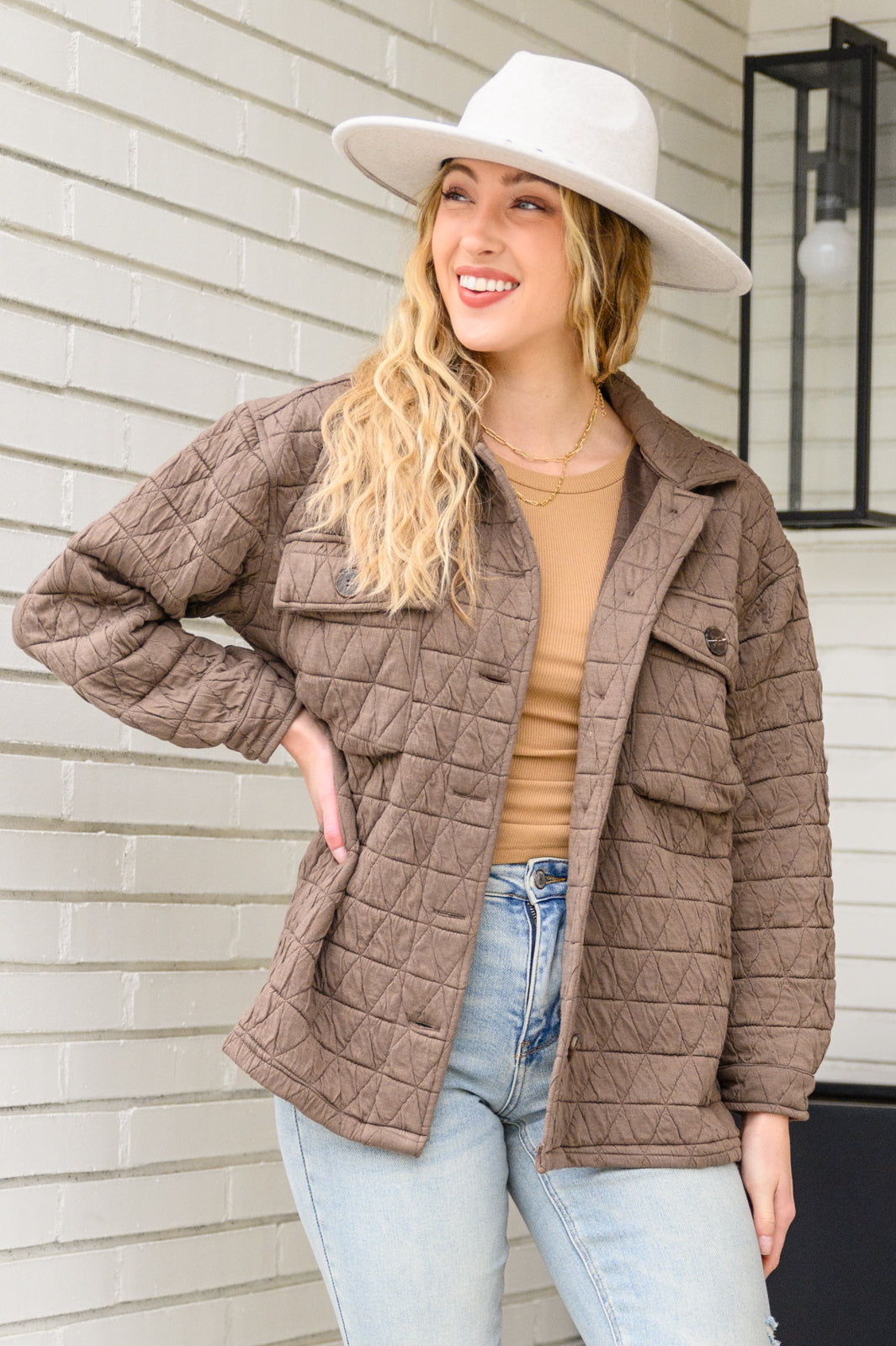 Coming Back Home Jacket in Mocha - FamFancy Boutique