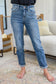 Corey Hi Rise Bleach Splash Boyfriend Jeans - FamFancy Boutique