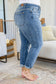 Corey Hi Rise Bleach Splash Boyfriend Jeans - FamFancy Boutique