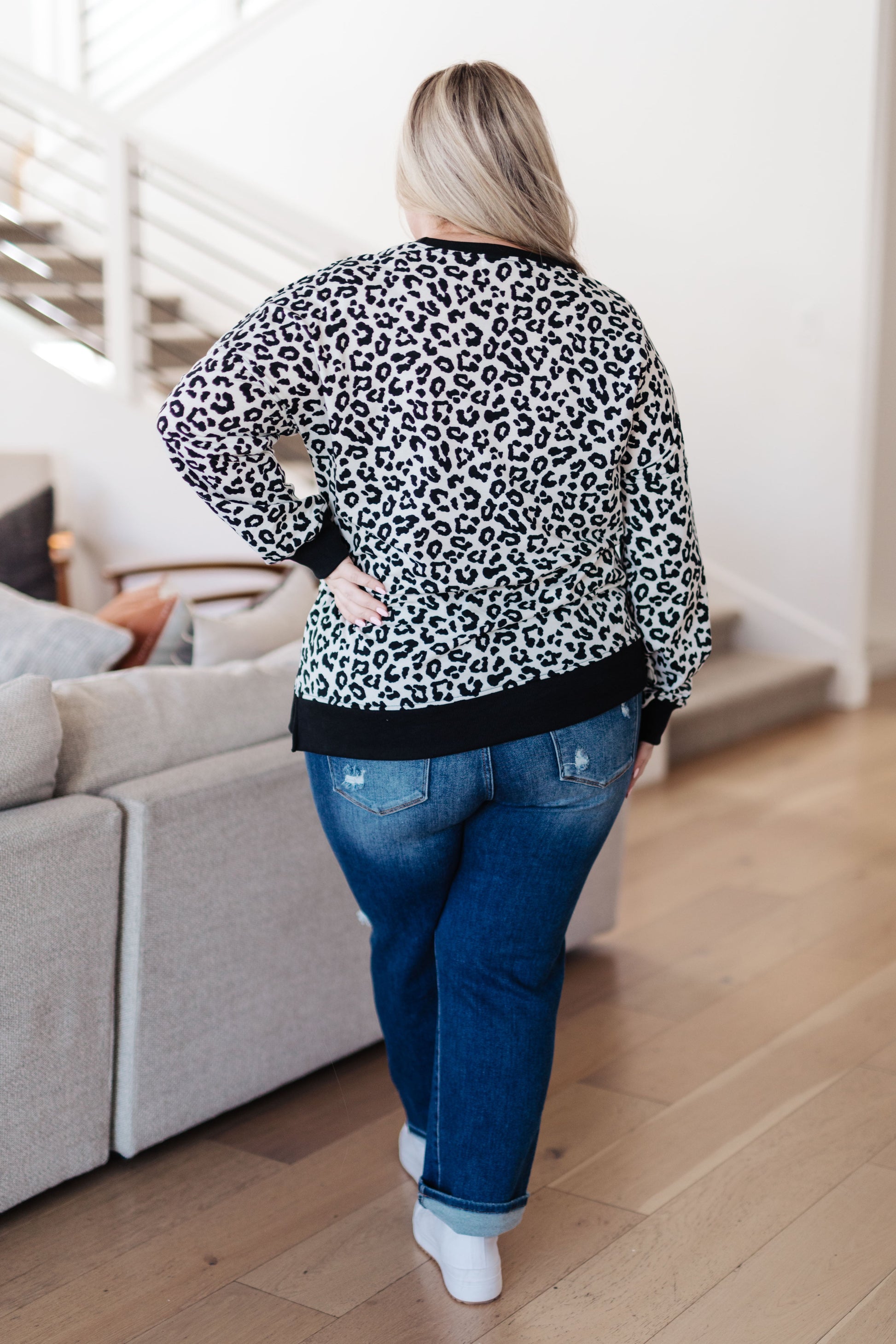 Cozy in Cheetah Pullover Sweatshirt - FamFancy Boutique