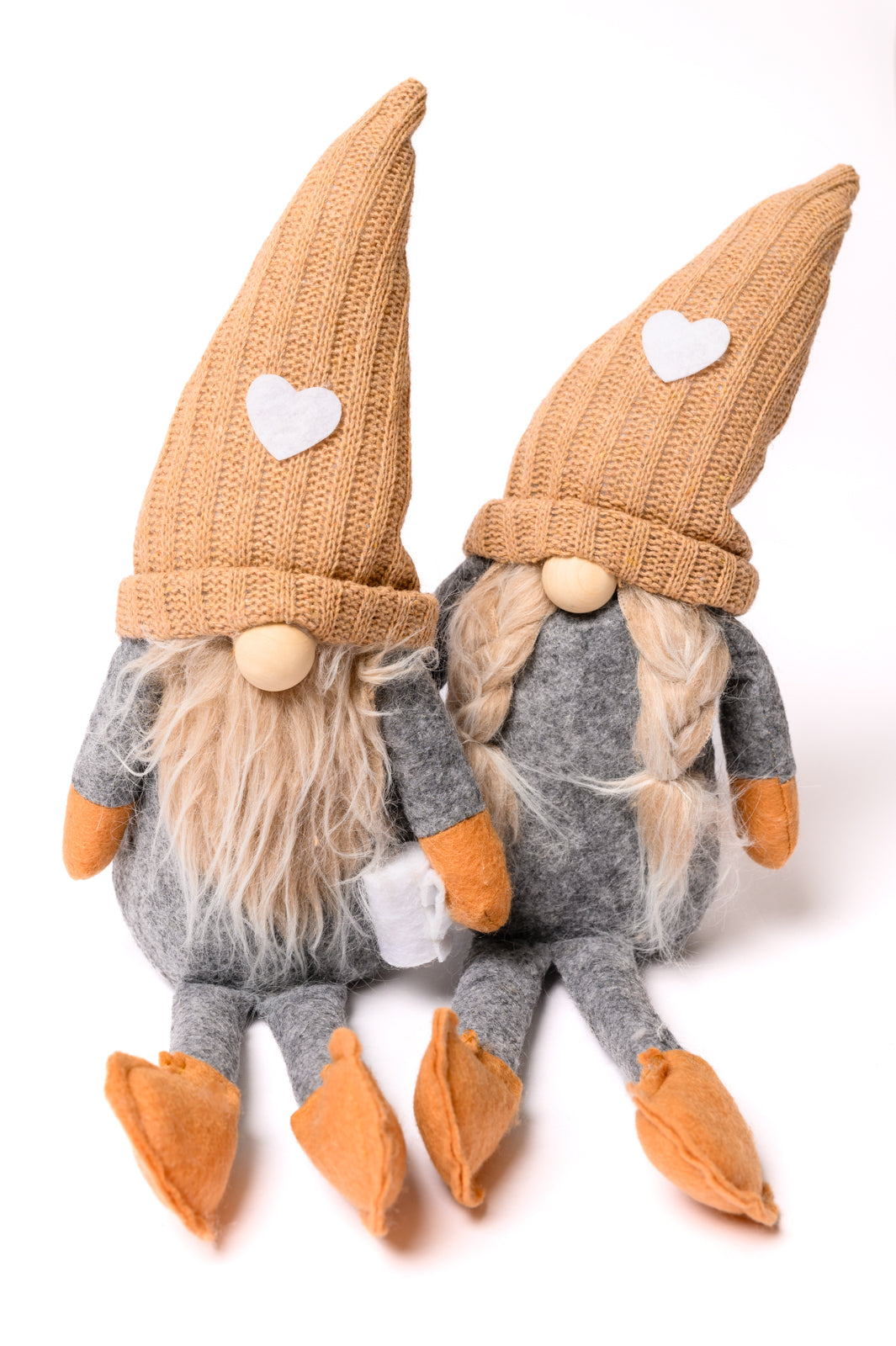 Coffee Lover Gnomes Set of 2 in Beige - FamFancy Boutique