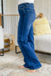 Daria Front Seam Wide Leg Trouser Jeans - FamFancy Boutique