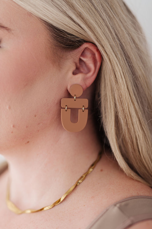 Dreamboat Earrings in Brown - FamFancy Boutique