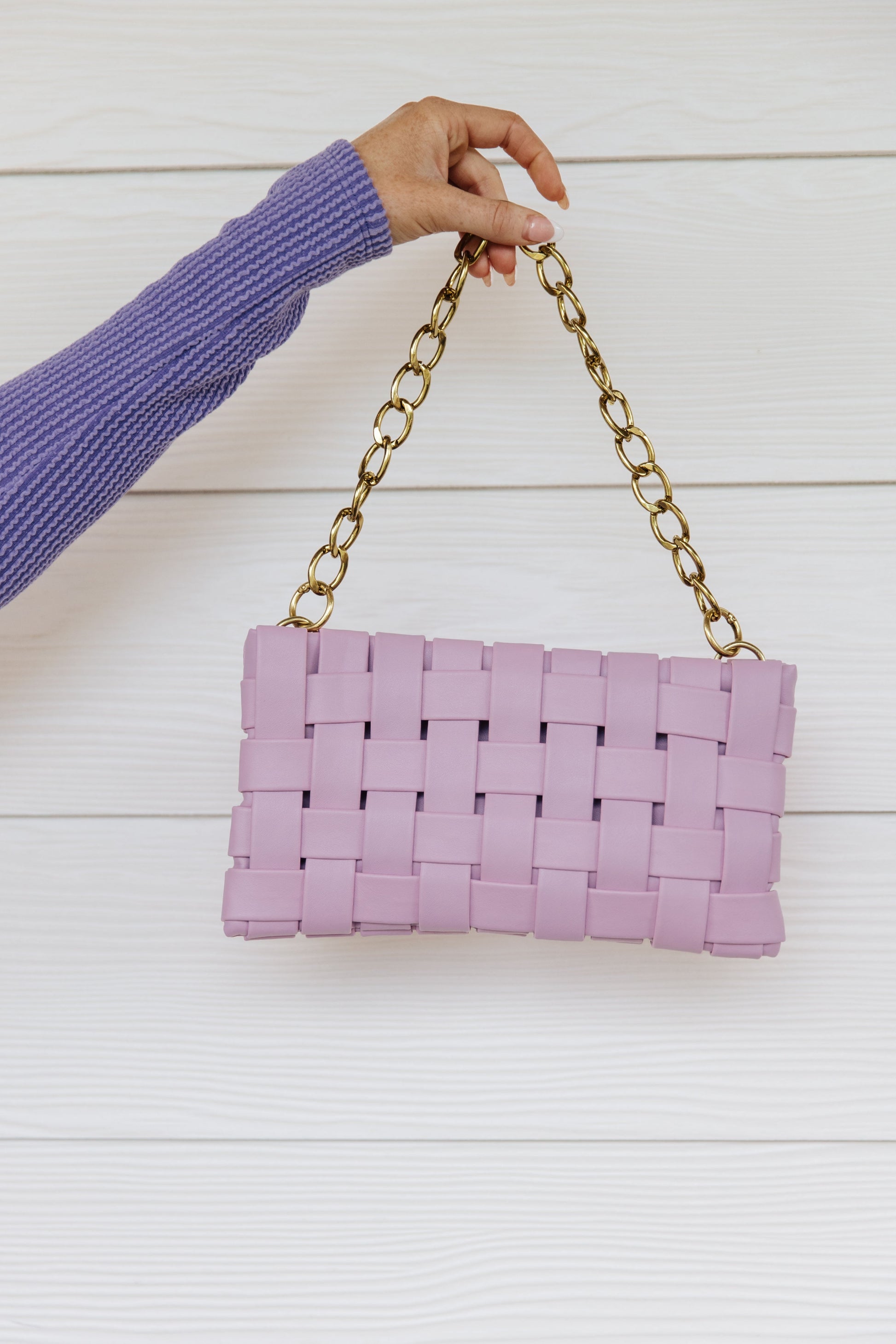 Forever Falling Handbag in Lilac - FamFancy Boutique