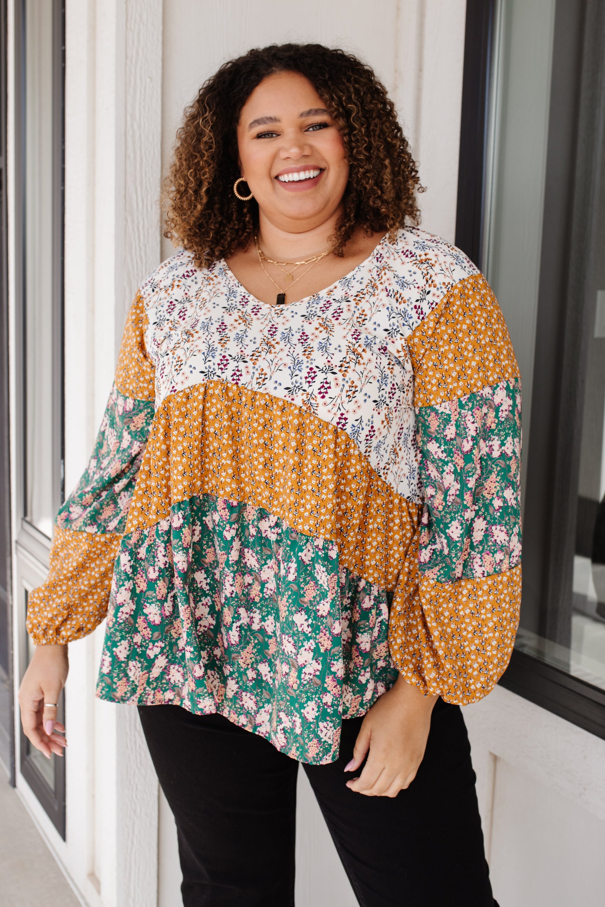 Garden Party Blouse - FamFancy Boutique