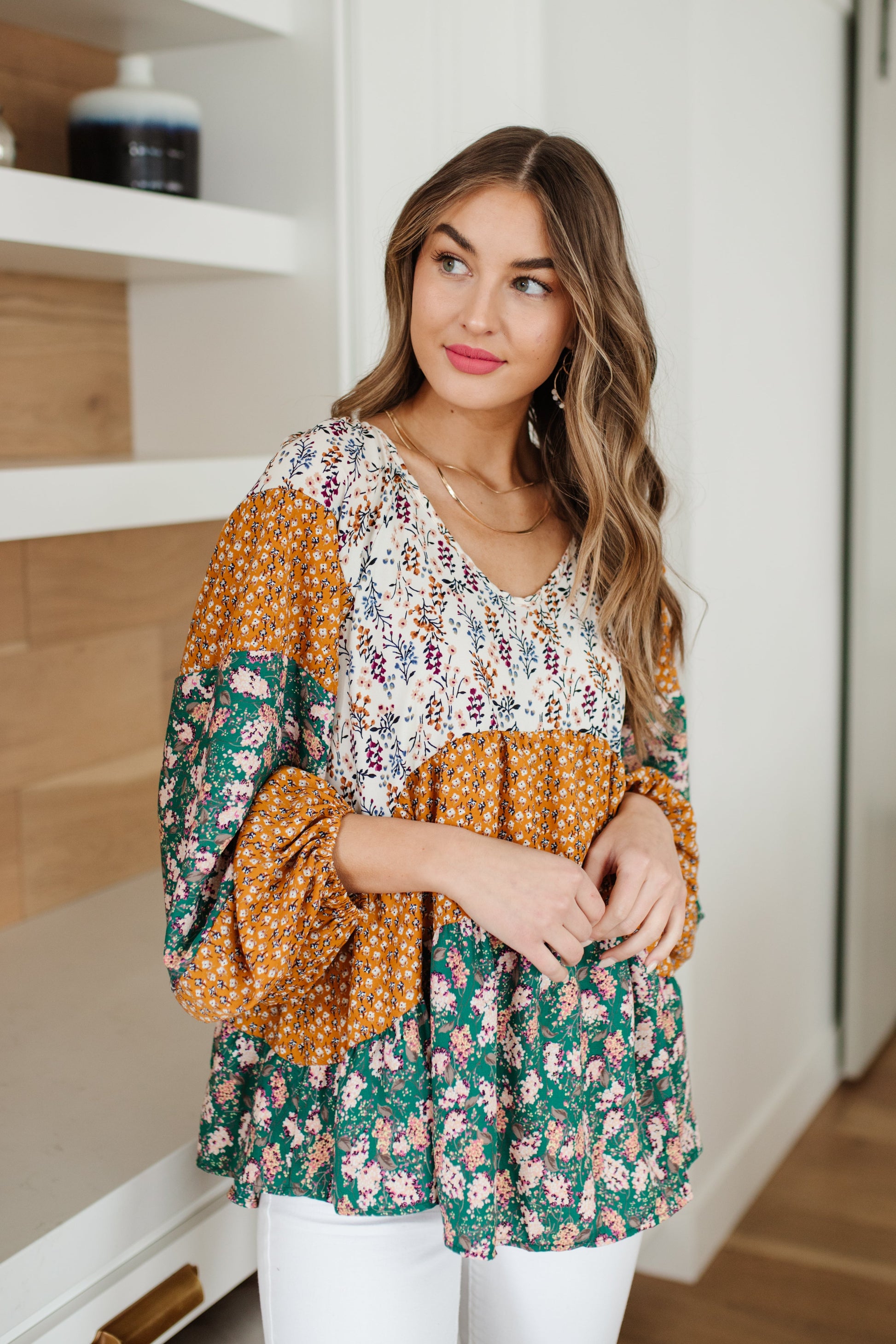 Garden Party Blouse - FamFancy Boutique