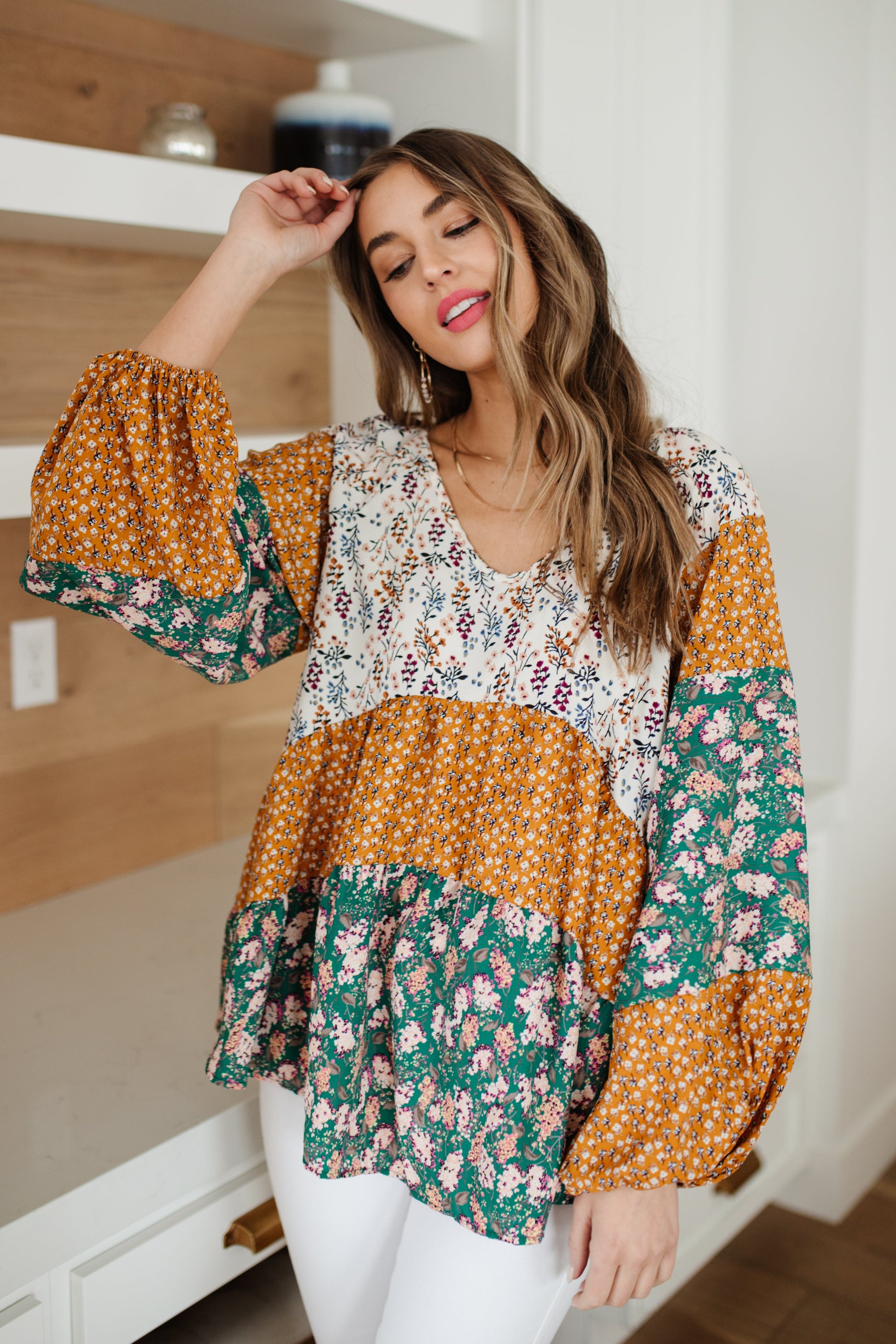 Garden Party Blouse - FamFancy Boutique