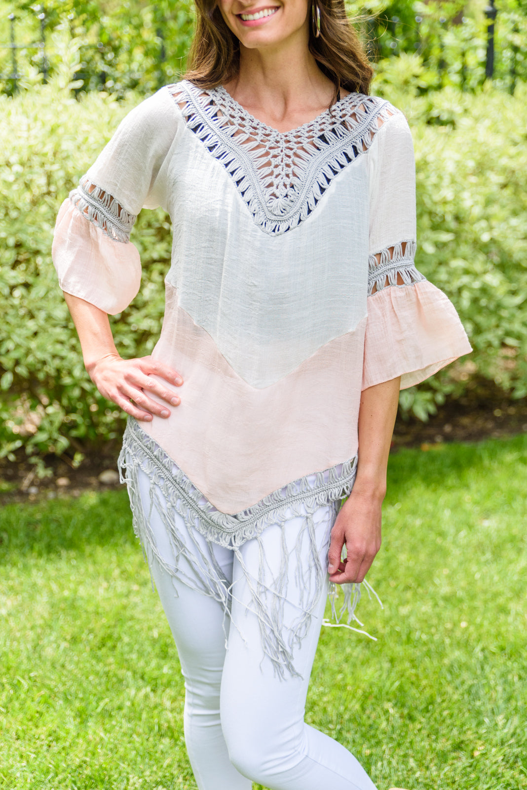 Get Me Started Poncho - FamFancy Boutique