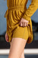 Getting Out Long Sleeve Hoodie Romper Gold Spice - FamFancy Boutique
