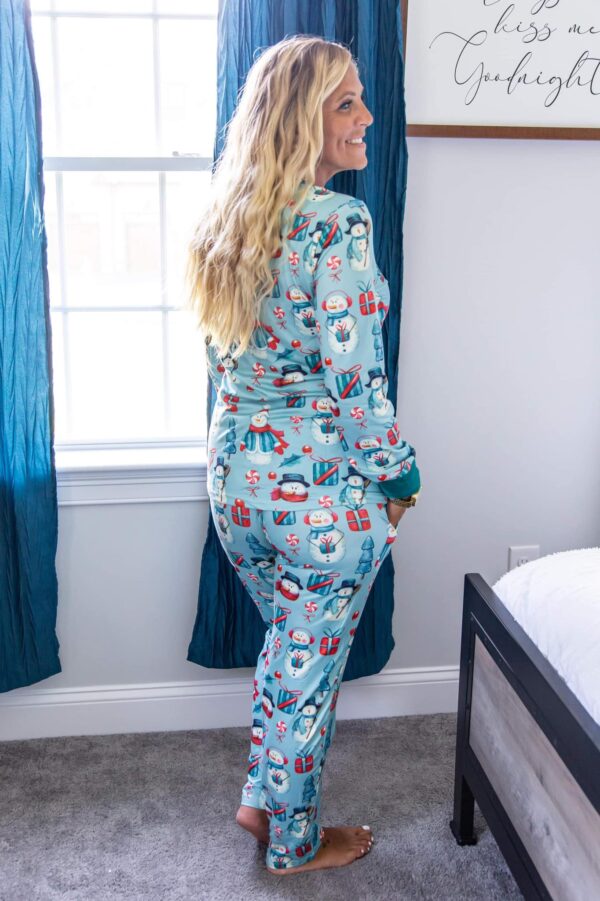Matching Christmas Pajama Snowman