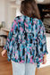 Have it All Angel Sleeve Top in Abstract Magenta - FamFancy Boutique