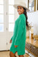 Joyful Season Sweater Tunic In Green - FamFancy Boutique