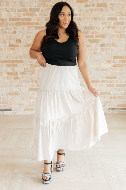 Let It Begin Tiered Maxi Skirt - FamFancy Boutique