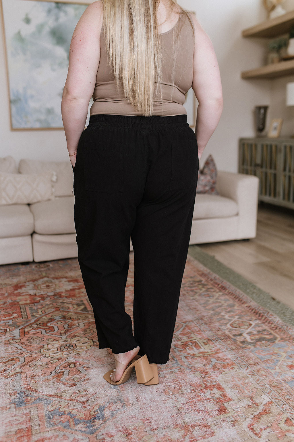 Love Me Dearly High Waisted Pants in Black - FamFancy Boutique