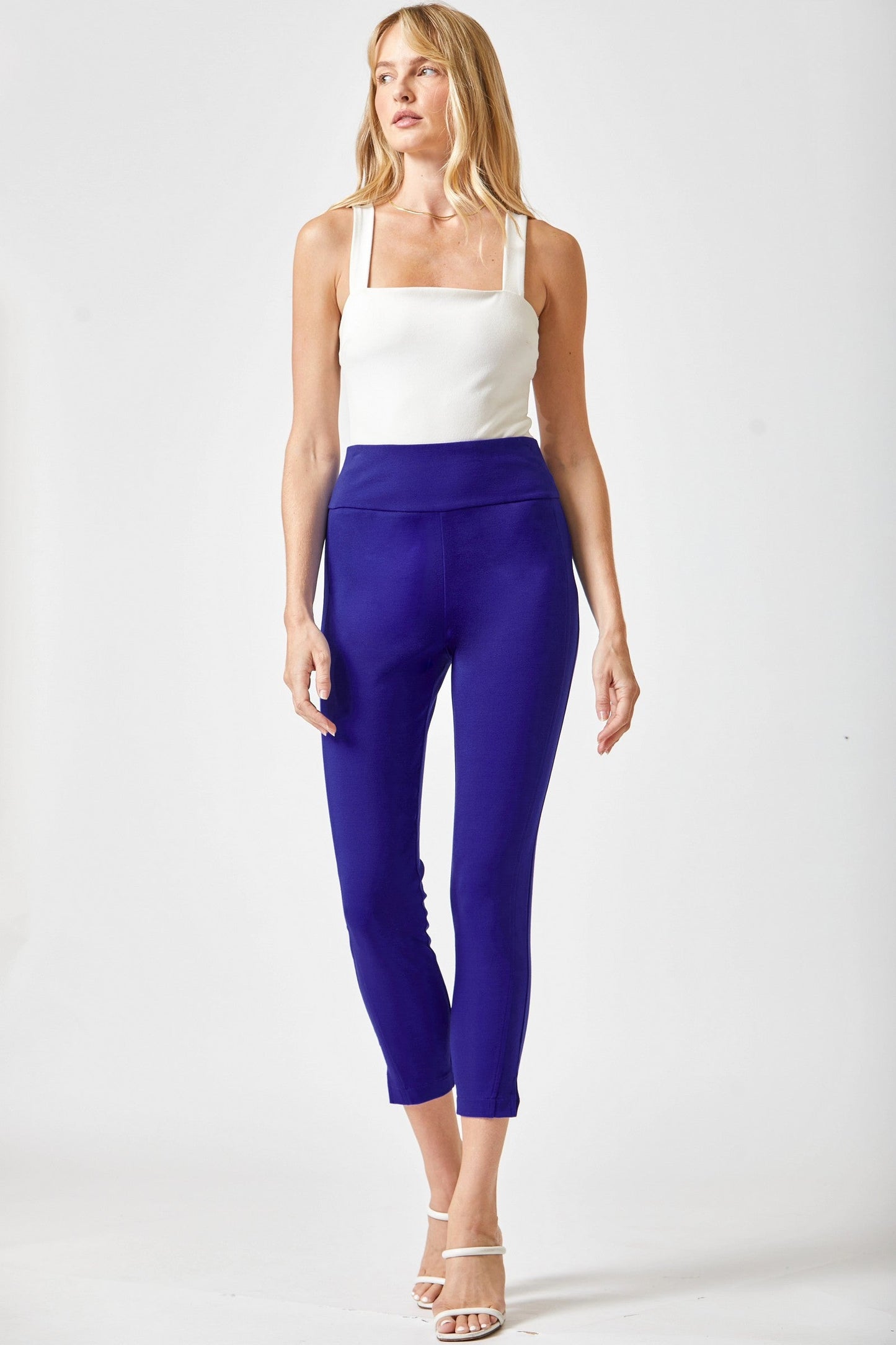 PREORDER: Magic Ankle Crop Skinny Pants in Twelve Colors - FamFancy Boutique