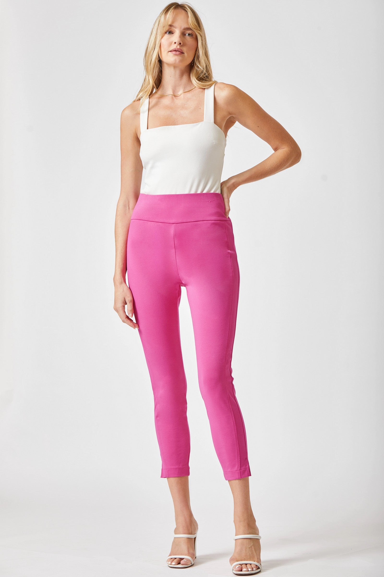 PREORDER: Magic Ankle Crop Skinny Pants in Twelve Colors - FamFancy Boutique