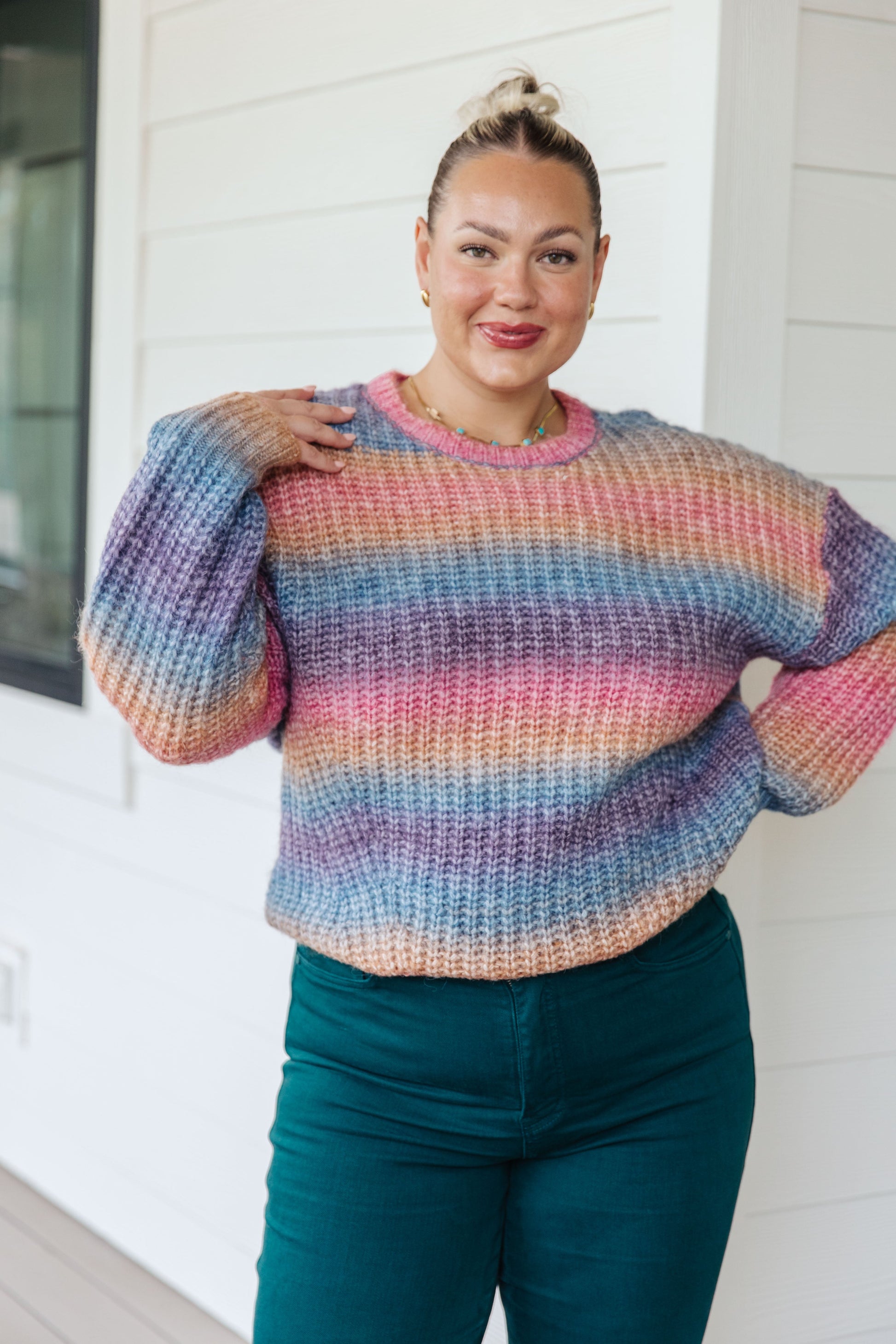 Make Your Own Kind of Music Rainbow Sweater - FamFancy Boutique