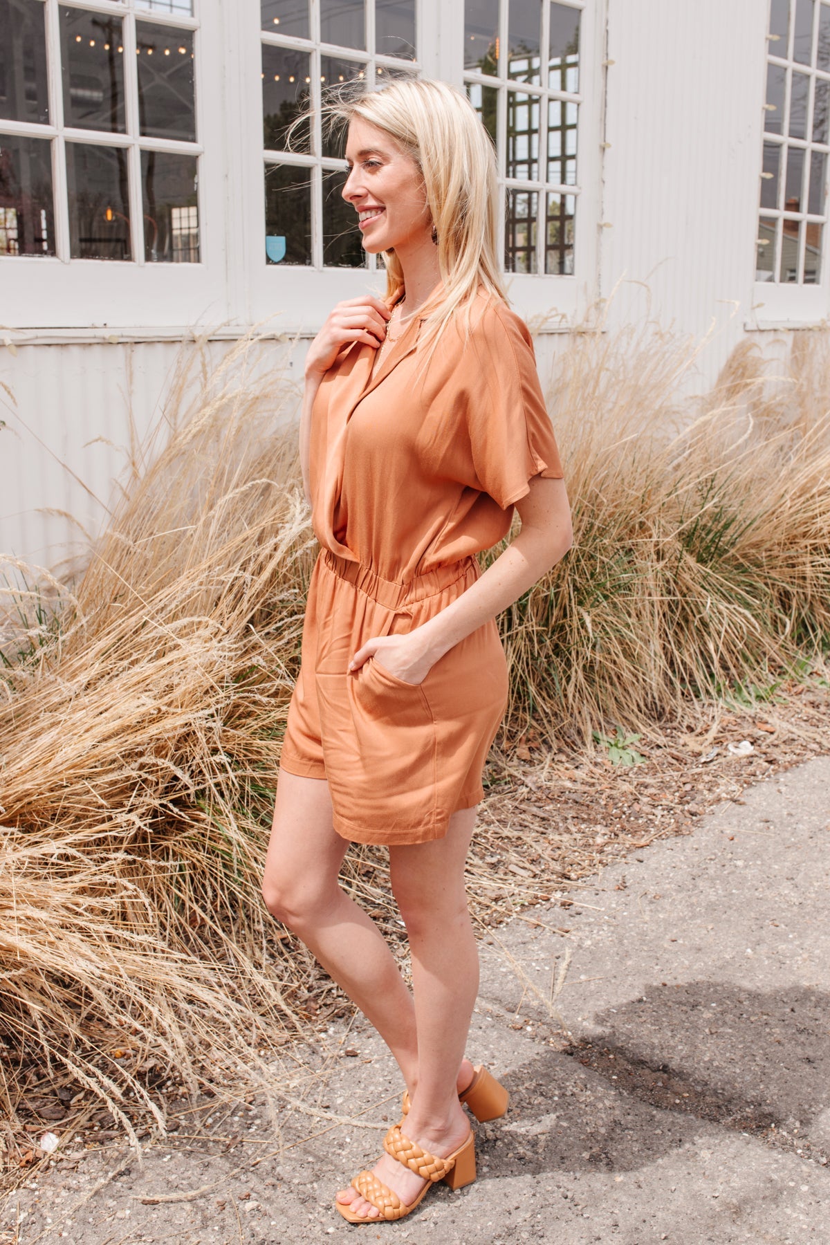 Midtown Romper - FamFancy Boutique